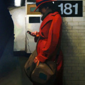 Girl in Red Jacket, Broadway 