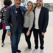 Daniel Lanzilotta, Ivan Gaete and friend, Photo by Rafael Melendez
