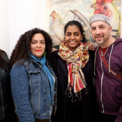 Lovie Pignata, Nilka Martell, Twahira Khan, Jordan Laks and friend Photo by Ed Alvarez