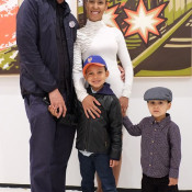 Danny Peralta and family, Photo by Ed Alvarez