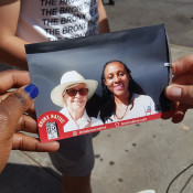 BRAC ED Gail Nathan and Curator Laura James