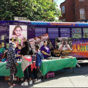 The Bronx Children’s Museum on the Go Bus! Photo @streetartnyc