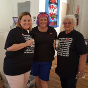 Curator Eileen Walsh and family