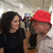 Artists Melanie Gonzalez and John Ahearn at The Art of TATS CRU Preview Reception
