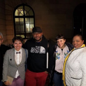 Joe Conzo, Natalie Caro, Trevon Blondet, Laura Alvarez and Miriam Taub. Photo by Miriam Taub